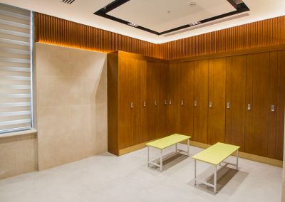 Раздевалка в бассейне в санатории Источник в городе Железноводске - фотография