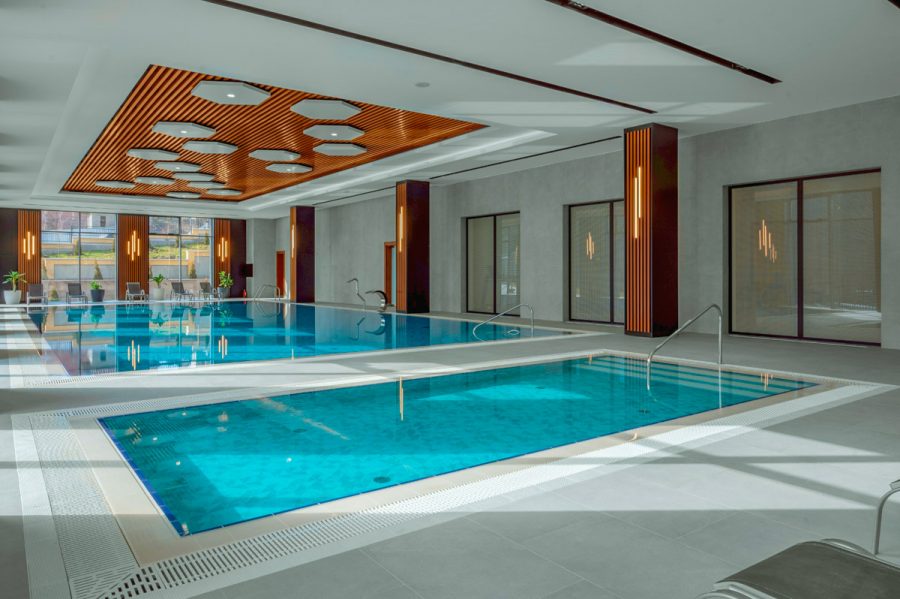 Бассейн в санатории Источник в городе Железноводске - фотография