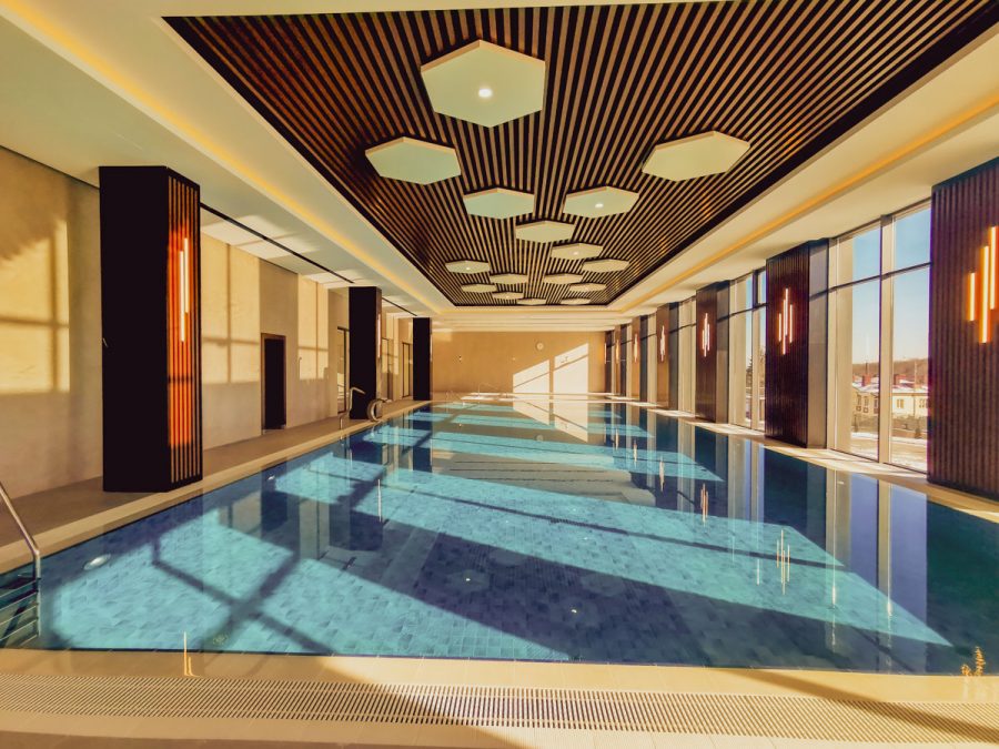 Бассейн в санатории Источник в городе Железноводске - фотография