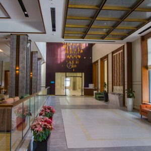 Холл в санатории Источник в городе Железноводске - фотография