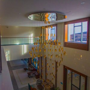 Холл в санатории Источник в городе Железноводске - фотография