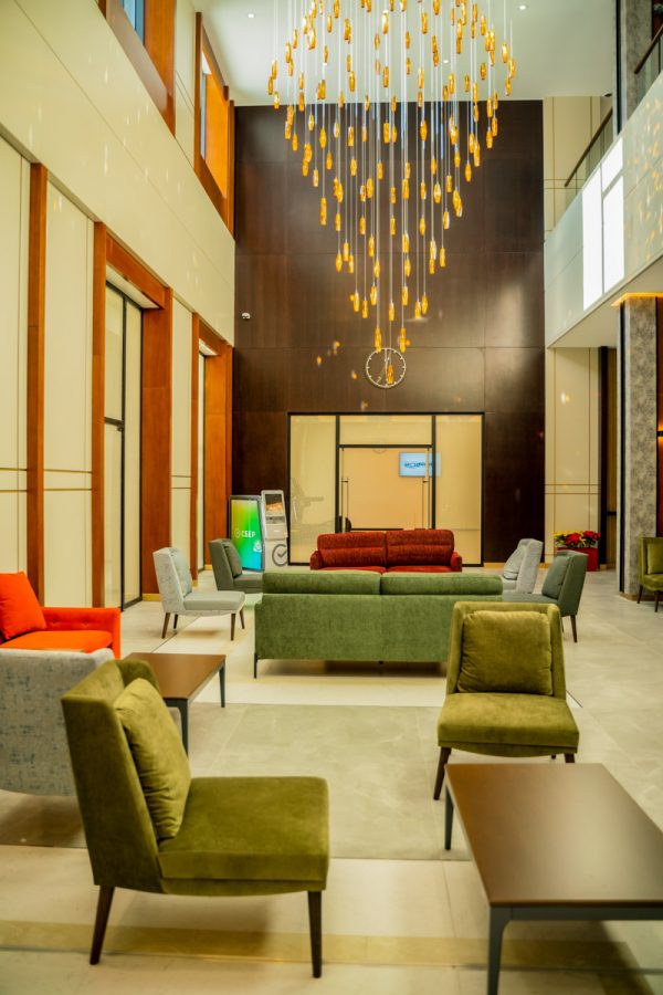 Холл в санатории Источник в городе Железноводске - фотография