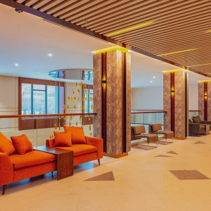 Холл в санатории Источник в городе Железноводске - фотография