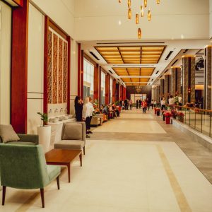 Холл в санатории Источник в городе Железноводске - фотография