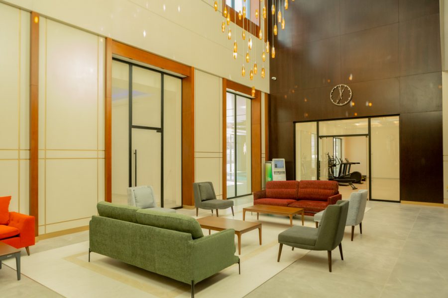 Холл в санатории Источник в городе Железноводске - фотография