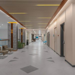 Коридор в медотделении в санатории Источник в городе Железноводске - фотография