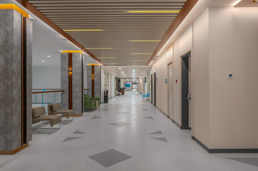 Коридор в медотделении в санатории Источник в городе Железноводске - фотография