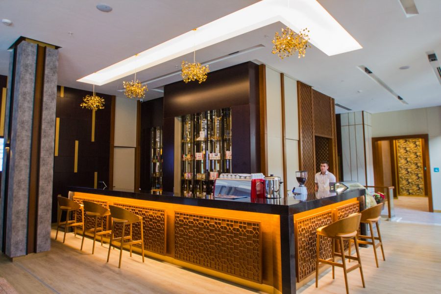 Лобби бар Звездное небо в санатории Источник в городе Железноводске - фотография