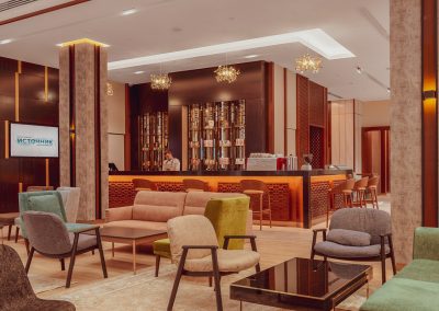 Лобби бар Звездное небо в санатории Источник в городе Железноводске - фотография