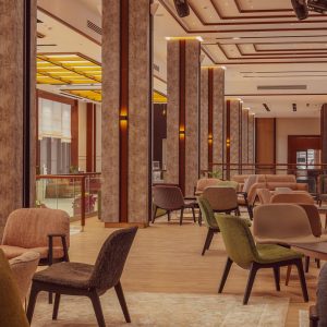 Лобби бар Звездное небо в санатории Источник в городе Железноводске - фотография