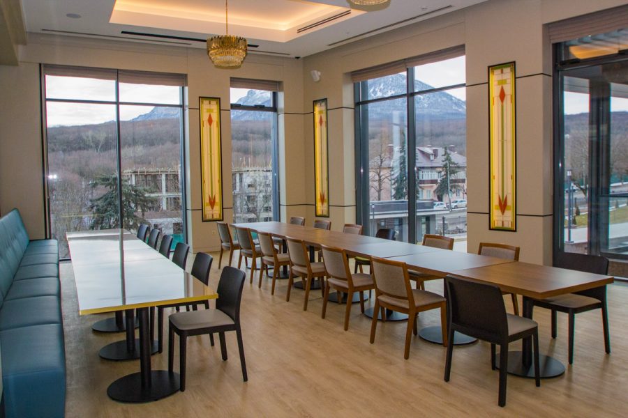 Ресторан Бон Аппетит в санатории Источник в городе Железноводске - фотография