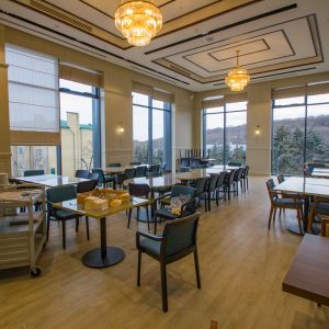 Ресторан Бон Аппетит в санатории Источник в городе Железноводске - фотография