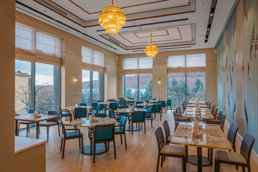 Ресторан Бон Аппетит в санатории Источник в городе Железноводске - фотография