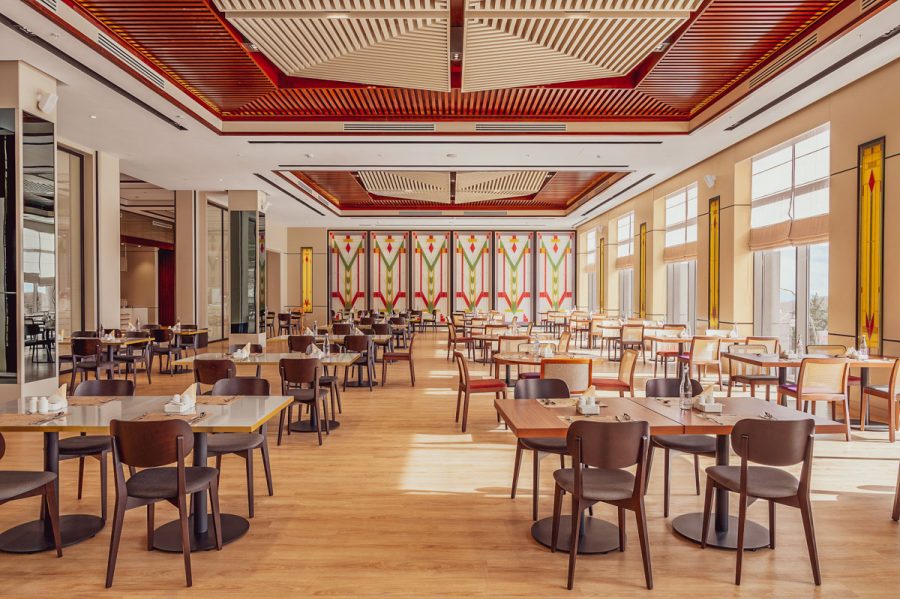 Ресторан Бон Аппетит в санатории Источник в городе Железноводске - фотография